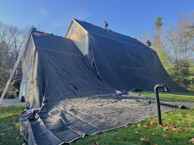 Preparing a roof to be replaced